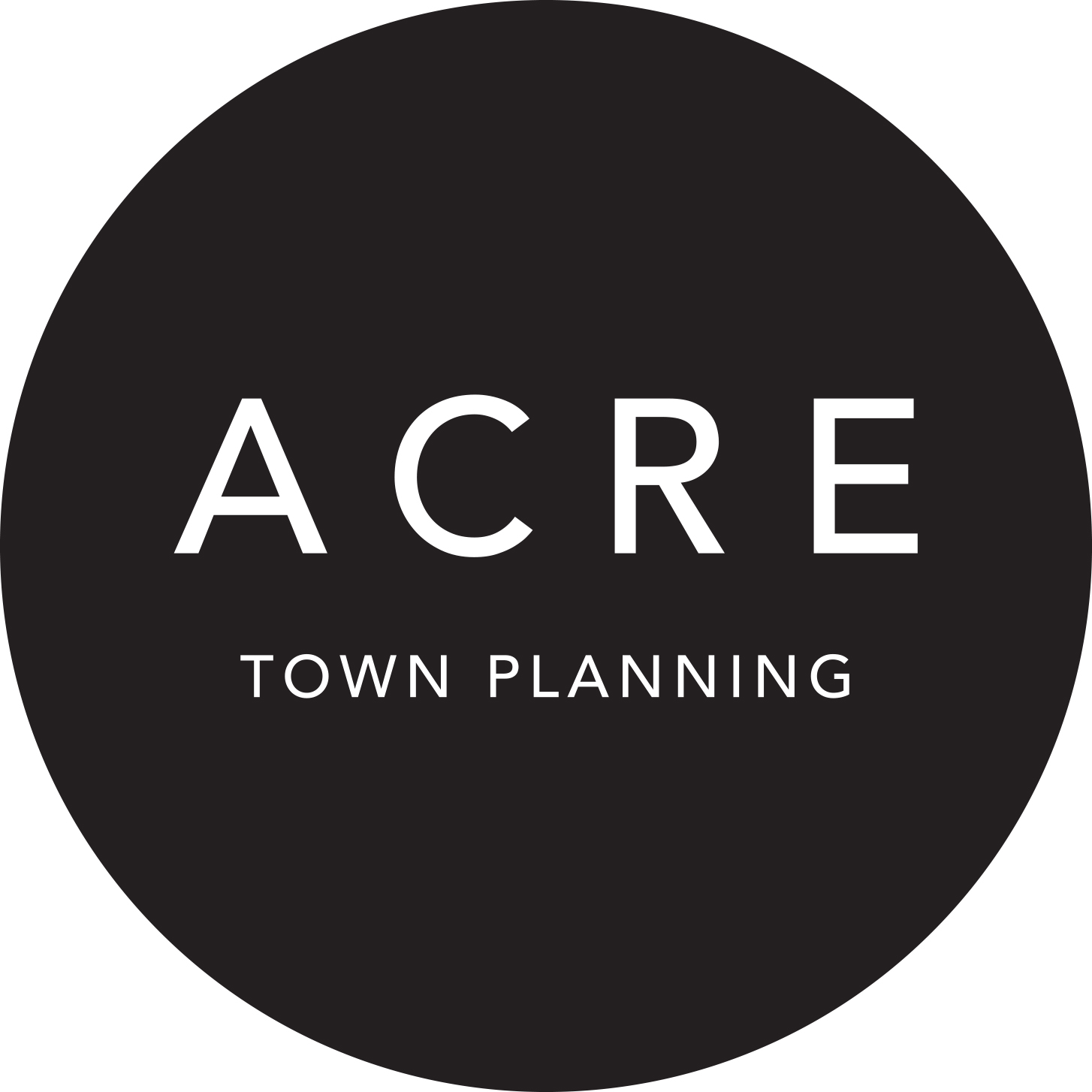 Acre Town Planning Logo FINAL Black