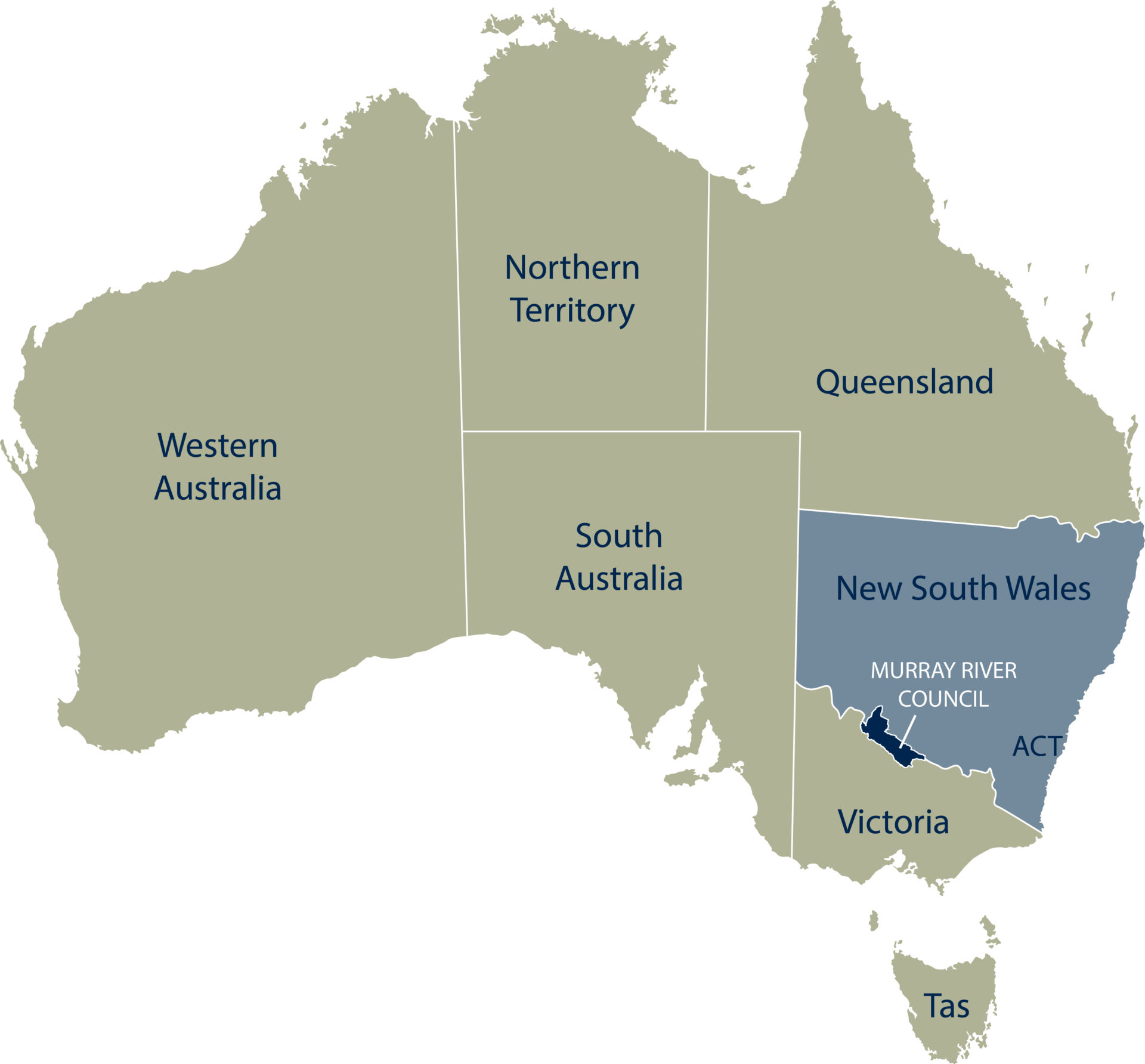 Map Australia WITH LGA V2